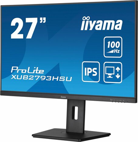 iiyama ProLite XUB2793HSU-B6 27'' | 1920x1080 IPS | 100Hz | USB-Hub | 1ms | Monitor
