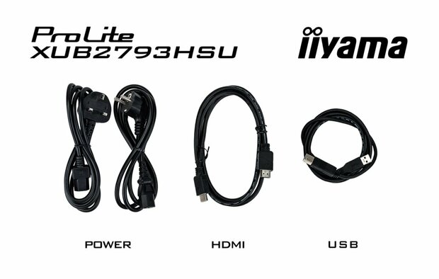 iiyama ProLite XUB2793HSU-B6 27'' | 1920x1080 IPS | 100Hz | USB-Hub | 1ms | Monitor