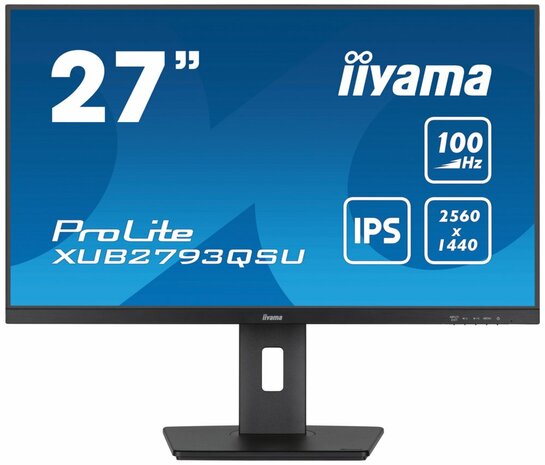 iiyama XUB2793QSU-B6 27" | 2560 x 1440 IPS | 100Hz | Monitor