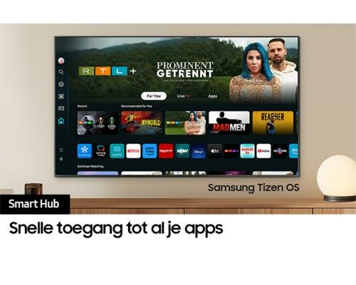 Samsung QE55Q77DAT | 55'' Ultra HD 4K | QLED Smart TV | Wifi | Tizen | Local Dimming | HDR10+ | 100Hz