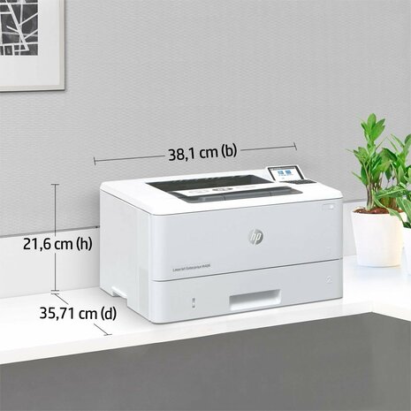 HP LaserJet Enterprise M406dn Printer | 1200 x 1200 DPI | Zwart/Wit