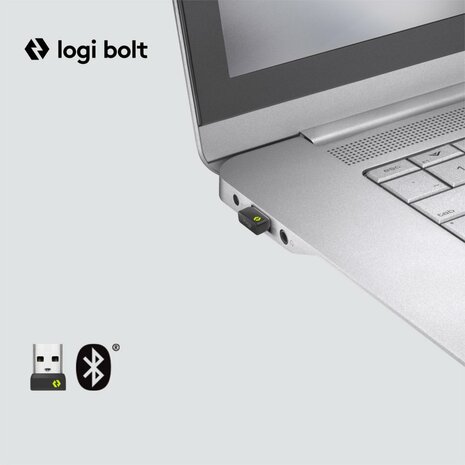 Logitech Lift for Business | Ergonomische Draadloze Muis | RF-Draadloos + Bluetooth | 4000 DPI | Grafiet