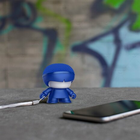 Xoopar | Mini Xboy Portable Bluetooth Speaker | LED Blauw