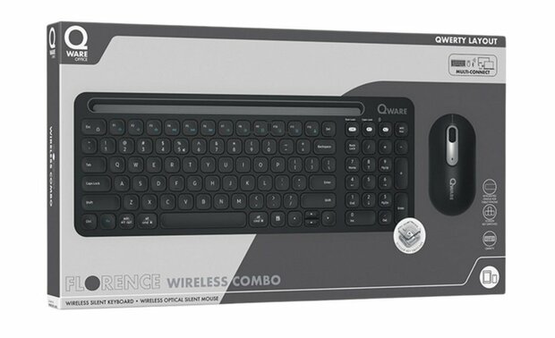 QWARE Wireless Desktop Combo Florence Zwart | Returned
