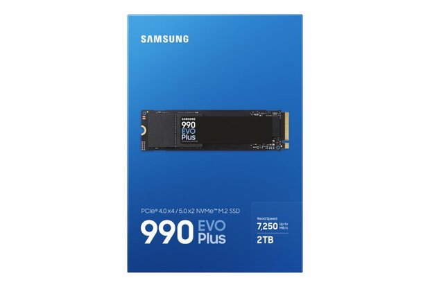 Samsung 990 EVO Plus | 2TB NVMe SSD | M.2 | Gen4 | 7.250MB/s