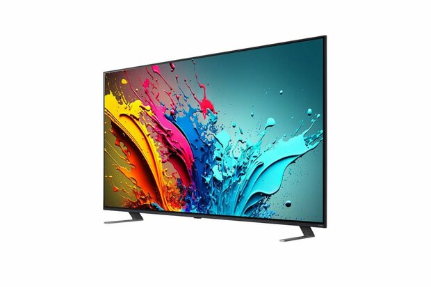 LG 55QNED85T3C 55" | Ultra HD 4K QNED Smart TV | WebOS + Wifi | Local Dimming voor Diepe Zwarttinten | 120Hz
