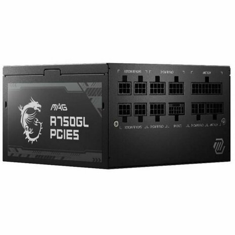 MSI MAG A750GL PCIE5 | 750 Watt Gold ATX 3.0 PSU | Modulair | Power Supply | Voeding