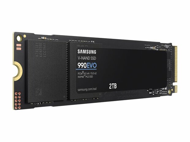 Samsung 990 EVO | 2TB NVMe SSD | M.2 | Gen4 | 5.000MB/s