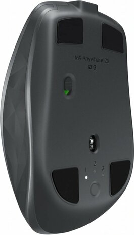 Logitech MX Anywhere 2S | Draadloze Muis | RF-Draadloos + Bluetooth | 4000 DPI | Grafiet