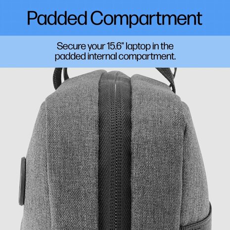 HP Prelude 15.6" Laptop Tas | Grijs