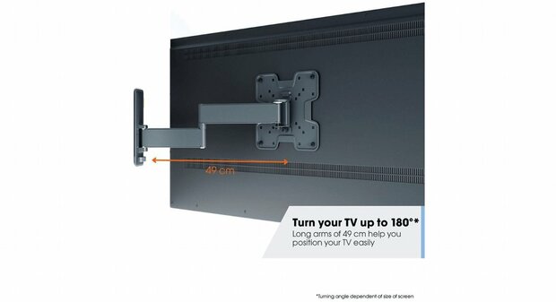 Vogel's Comfort TVM3605 | Draai- en kantelbare TV-beugel | 19-43" | max 15kg | VESA 400x400