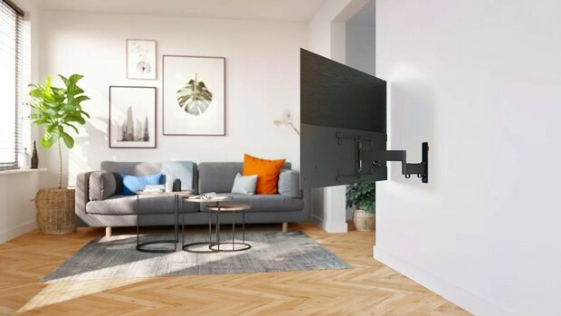 Vogel's Comfort TVM3665 | Draai- en kantelbare TV-beugel voor OLED | 40-77" | max 35kg | VESA 600x400