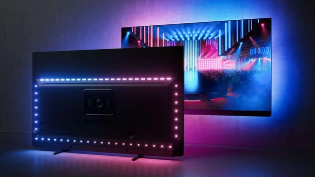 Philips 65OLED909 65" | Ultra HD 4K OLED Smart TV met Ambilight | Google TV + Wifi | Ambilight voor Een Sfeervolle Beeldervaring | OLED, Perfect Zwart en Levendige Kleuren | Dolby Vision | 120Hz