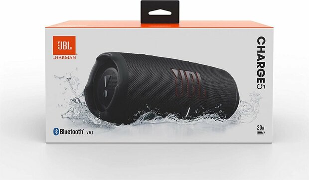 JBL Charge 5 | Portable Bluetooth Speaker | Zwart