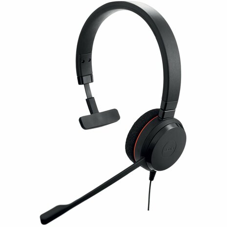 Jabra Evolve 20 UC | Bedraade On-ear Mono Headset | USB-A | Zwart