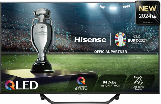 Hisense 43A79NQ | 43'' Ultra HD 4K | QLED Smart TV | Wifi | VIDAA | Local Dimming | HDR10 | 60Hz | Renewed