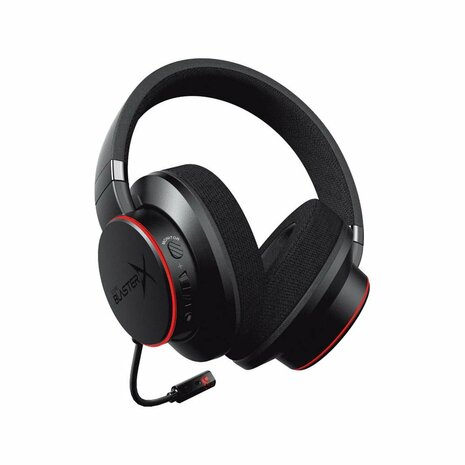 Creative Sound BlasterX H6 | Bedraade Over-ear Gaming Headset | USB-A & 3.5mm | Zwart & RGB