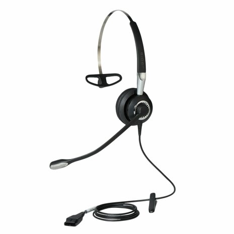Jabra BIZ 2400 II 3in1 WB Unify | Bedraade On-ear Mono Headset | QD Aansluiting | Zwart/Zilver