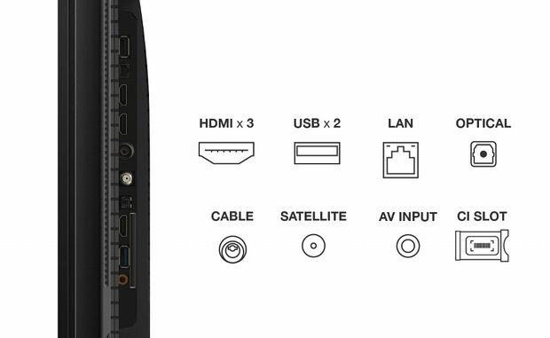 TCL 75C69B 75" | Ultra HD 4K QLED Smart TV | Google TV + Wifi | Dolby Vision | Quantum Dot voor Realistische Kleuren | 60Hz