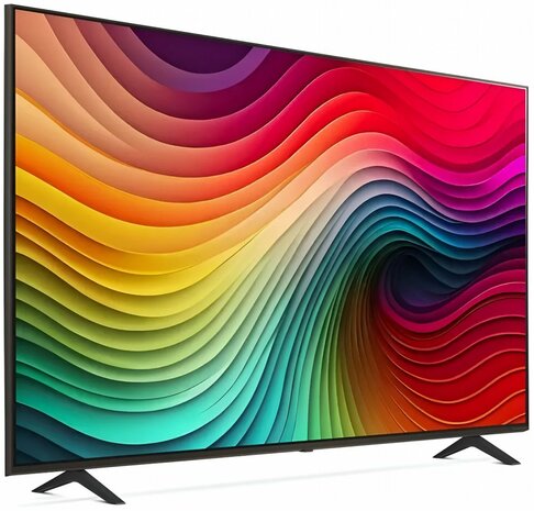 LG NanoCell 65NANO82T6B 65" | 4K Ultra HD Smart TV met NanoCell Technologie | WebOS + Wifi | Levendige HDR10 Beelden & AI Sound | 60Hz | Stijlvol en Snel
