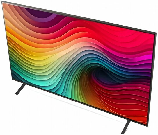LG NanoCell 65NANO82T6B 65" | 4K Ultra HD Smart TV met NanoCell Technologie | WebOS + Wifi | Levendige HDR10 Beelden & AI Sound | 60Hz | Stijlvol en Snel