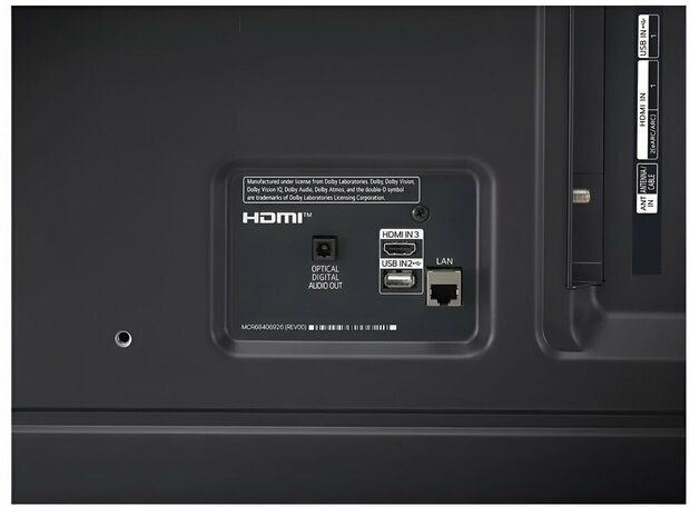 LG NanoCell 65NANO82T6B 65" | 4K Ultra HD Smart TV met NanoCell Technologie | WebOS + Wifi | Levendige HDR10 Beelden & AI Sound | 60Hz | Stijlvol en Snel