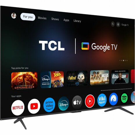 TCL 75P8K 75" | Ultra HD 4K QLED Smart TV (2025) | Google TV + Wifi | Dolby Vision | Quantum Dot | 120Hz