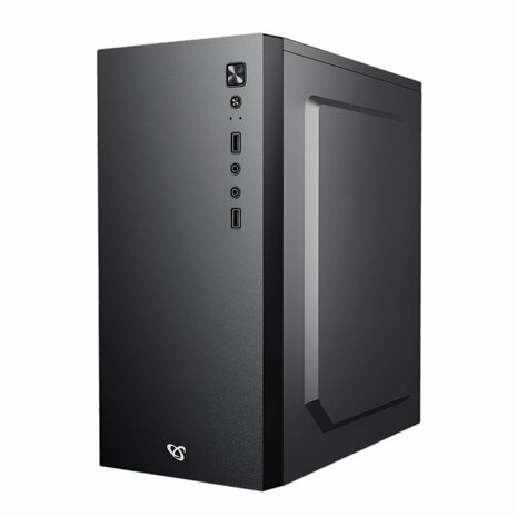 SBOX PCC-12 | Micro Tower Case | Zwart