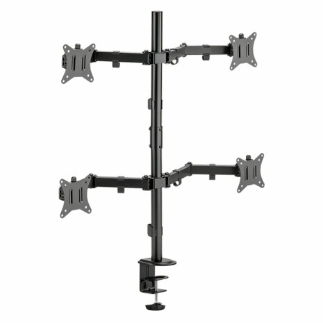 SBOX LCD-352/4-2 | Verstelbare Monitor-bureaubeugel | Tot 32" | Max 9kg | VESA 100x100 | 4 Monitoren