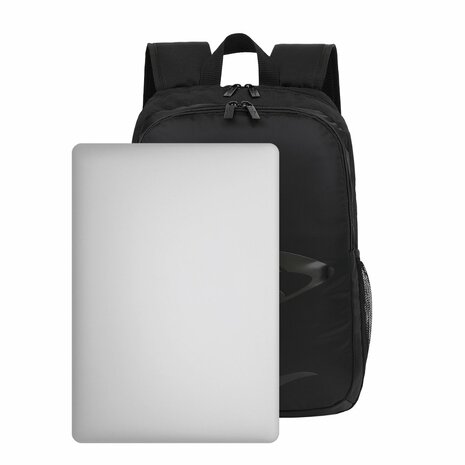 White Shark SCOUT 15.6" Gaming Laptop Rugzak | Gemaakt van Gerecycled Plastic | Zwart