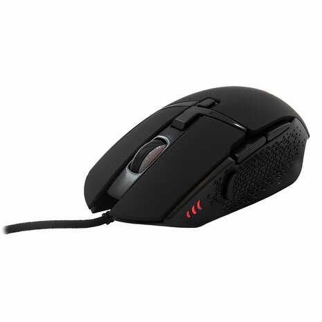 Baracuda RAPTOR RGB | Bedrade Gaming Muis | USB-A | 6400 DPI | Zwart