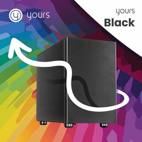 YOURS BLACK | Intel Core i7-14700 | 32GB | 1TB | HDMI | W11 Professional | Small Form Factor Behuzing