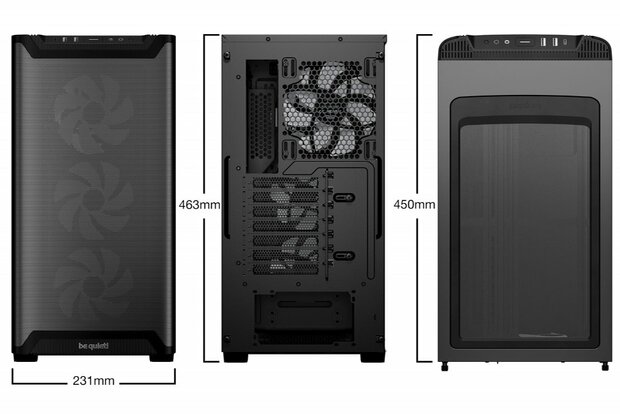 be quiet! PURE BASE 501 LX RGB | Midi Tower Case | Zwart