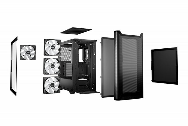 be quiet! PURE BASE 501 LX RGB | Midi Tower Case | Zwart