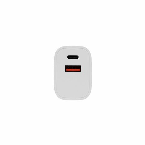 SBOX Oplader HC-693 SB | 15W | USB-A & USB-C (2 Poorten) | Wit