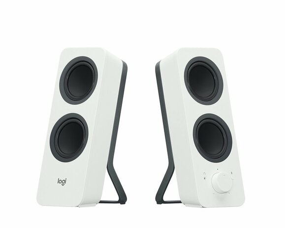 Logitech Z207 | 2.0 Luidsprekerset | Bluetooth en 3,5mm | Zwart/Wit