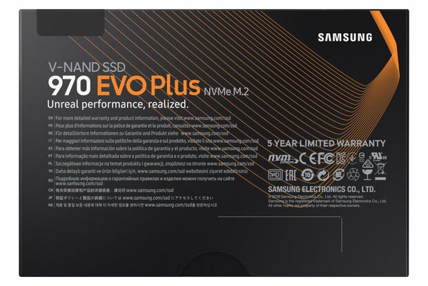 Samsung 970 Evo Plus | 250GB NVMe SSD | M.2 | 3.500MB/s