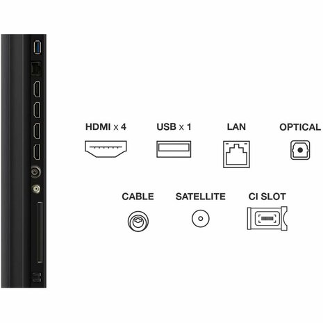 TCL 65C71K (2025) | 65'' Ultra HD 4K | QD-Mini LED Smart TV | Wifi | Google TV | Dolby Vision | 120Hz