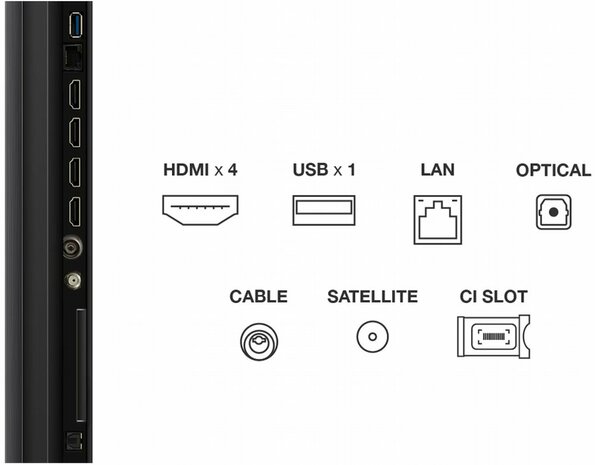 TCL 65P79K (2025) | 65'' Ultra HD 4K | QD-Mini LED Smart TV | Wifi | Google TV | Dolby Vision | 120Hz