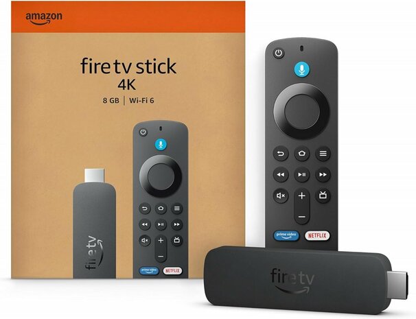 Amazon Fire TV Stick 4K | 2024 Model | Ultra HD Streaming | Wi-Fi 6 | Open Box