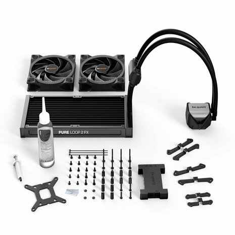 be quiet! PURE LOOP 2 FX 280mm | All-in-One CPU Waterkoeler | Zwart