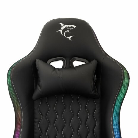 White Shark Indianapolis | Gamingstoel met RGB-verlichting | Belastbaar tot 120 kg