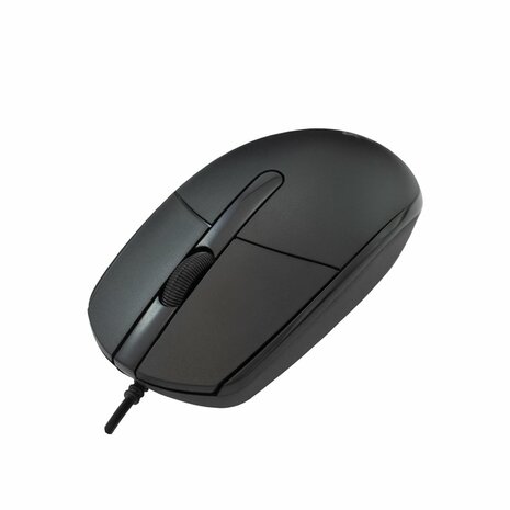 SBOX M-823B | Bedrade Muis Zwart | 1000 DPI | USB | Retail