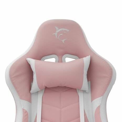 White Shark Roxy | Roze Gamingstoel met Verstelbare Rugleuning | Belastbaar tot 120 kg