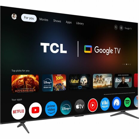 TCL 85P8K | 85'' Ultra HD 4K | QLED Smart TV | Wifi | Google TV | Dolby Vision | 144Hz (2025)