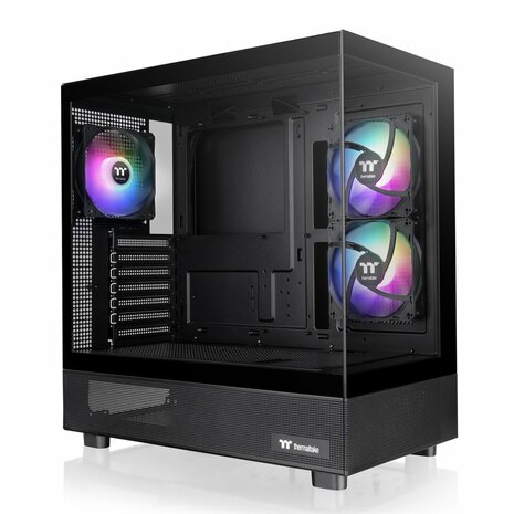 Thermaltake View 270 Plus TG ARGB | Mid Tower Case | Zwart (CA-1Y7-00M1WN-01)
