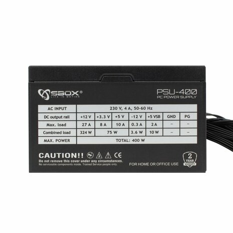 SBOX PCC-12 | Micro-ATX PC Case | Inclusief 500W PSU | USB 3.0 | Behuizing