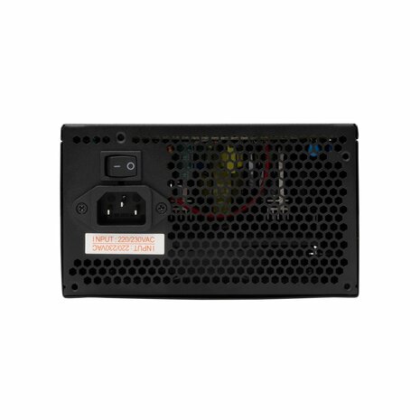 SBOX Voeding | 400W | 120 mm Fan | 140 mm Lengte | 24-pin + 4/8-pin CPU | 3× SATA | PCI-E 6-pin | Molex | Zwart Metaal | RETAIL