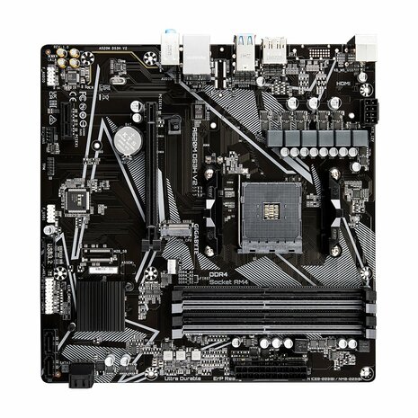 Gigabyte A520M DS3H V2 | Socket AM4 | AMD A520 | 4xDDR4 | Micro ATX | Moederbord