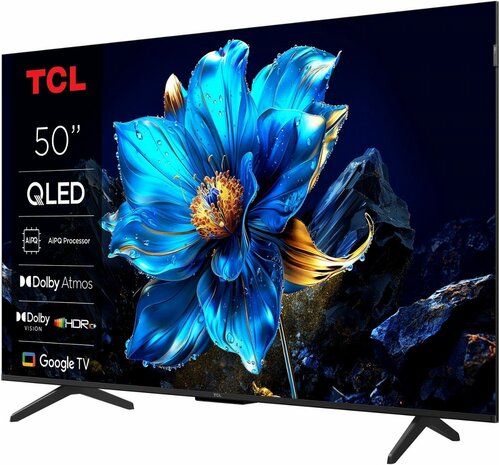 TCL 50P71K | 50" 4K Ultra HD QLED Smart TV | Google TV | Dolby Vision | 60Hz (2025) | OPEN BOX